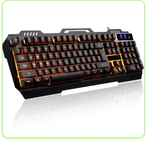 Steampunk Anti-Ghosting Mechanical Keyboard